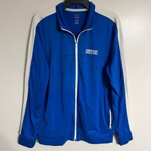 American Eagle‎ Outfitters Full Zip Track Jacket Blue Mens Size Medium Tall
